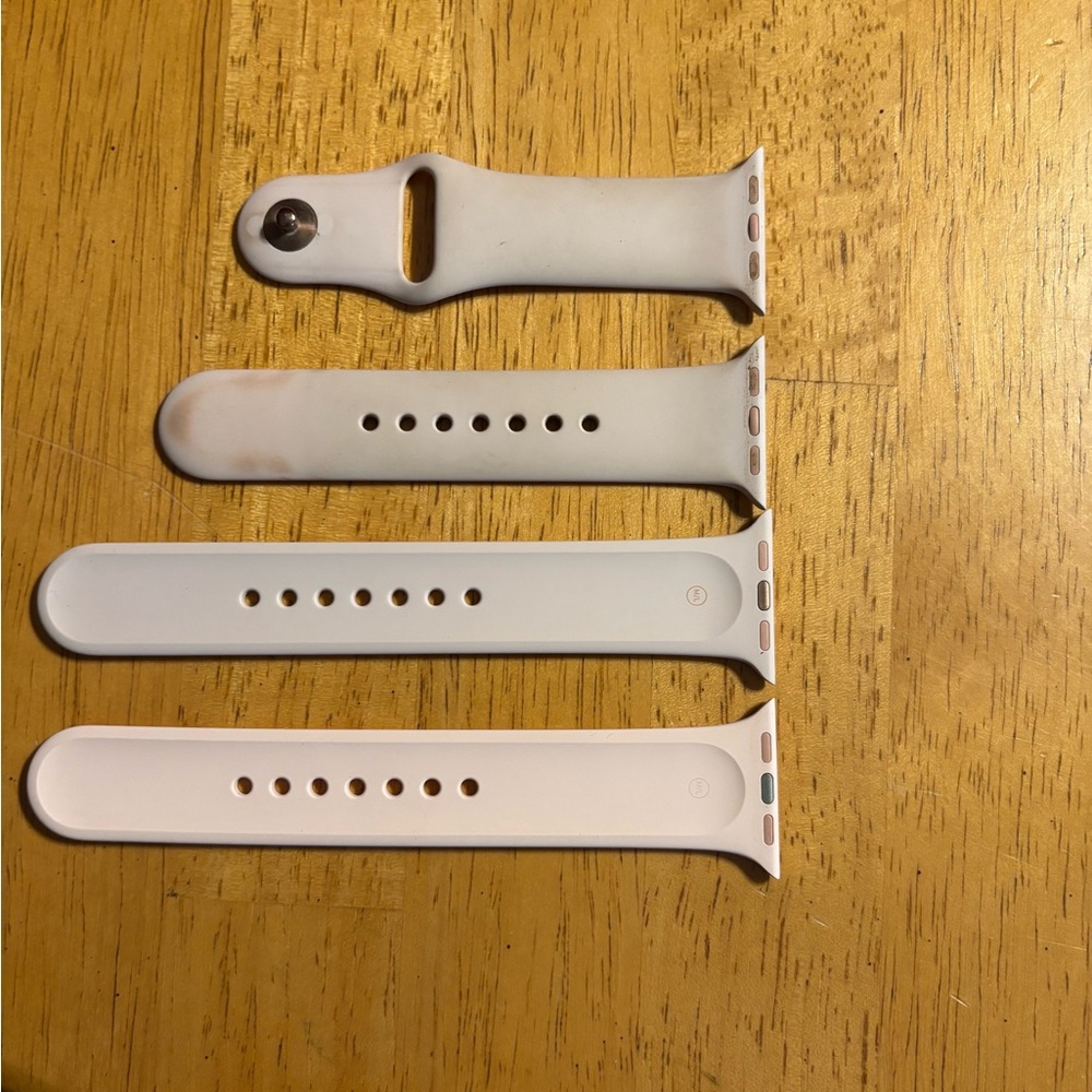 White Smartwatch Bands Set
